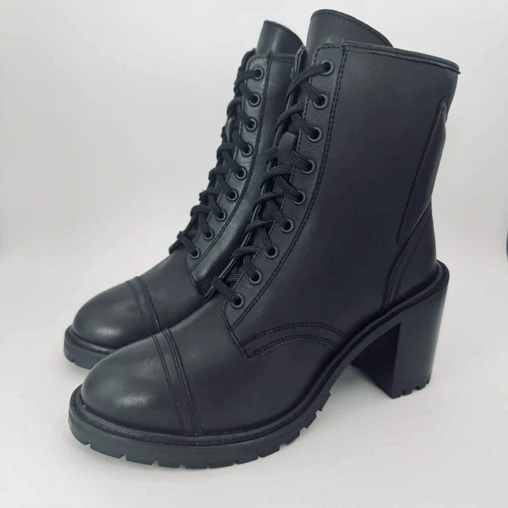 Thursday‎ Boot Co. Rebel Boots Women's Size 8.5 Black Leather